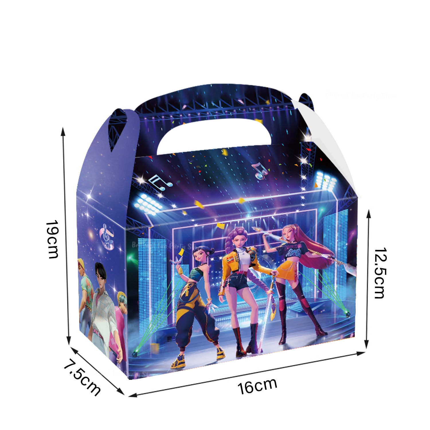 กล่องของขวัญกระดาษขนาดใหญ่มีหู - Event Party Box บทวิจารณ์และราคา