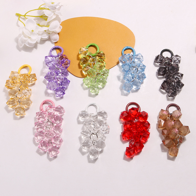 ใหม่สีโปร่งใสมุมลูกปัดองุ่น Sk - Centerpiece Stick บทวิจารณ์และราคา