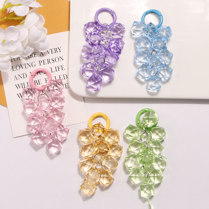ใหม่สีโปร่งใสมุมลูกปัดองุ่น Sk - Centerpiece Stick บทวิจารณ์และราคา