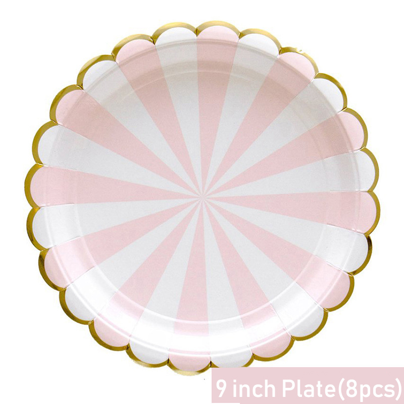 ลาย Disposable Tableware สีชมพ - Paper Straw Color บทวิจารณ์และราคา